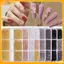VFZ 6Grids 3 Kích Thước Thép Không Gỉ Trứng Cá Caviar Hạt Móng Tay Nghệ Thuật Trang Trí Vàng Bạc Móng Tay Trang Sức Làm Móng Tay DIY Móng Tay Nghệ Thuật Trang Trí Louislifecool