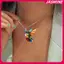 JASMINE Thời Trang Chim Ruồi Nelace Trang Sức Nữ Tinh Tế Kỷ Niệm Quà Tặng Cho Người Thân Yêu Nelace Hợp Kim Nhiều Màu Sắc JASMINE