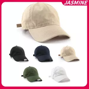 JASMINE Unisex Trơn Mũ Bóng Chày Nam Nữ Cotton Mũ Chống Nắng Hàn Quốc Thể Thao Ngoài Trời Thời Trang Mũ Bóng Chày JASMINE