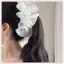 JRP Thời Trang Tuyn Nơ Lớn Đám Mây Lấy Kẹp Thanh Lịch Retro Nữ Lưới Sợi Đuôi Ngựa Bím Vuốt Kẹp Phụ Kiện Tóc Quà Tặng Mũ Đội Đầu JRP