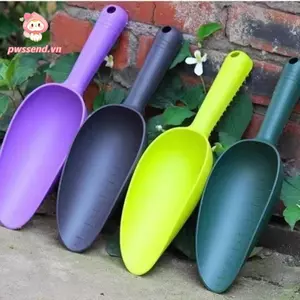 Xẻng Vườn PWSEND, có vảy Xẻng Thực Vật Dày, Nhẹ Đa Năng Nhựa Bền Đất Rời Xẻng Hoa Rau Trồng