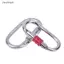 Ziyulinyuk 25KN An toàn leo núi cường độ cao Lo Bule Điện di hình chữ O Chuyên nghiệp Carabiner Rappelling Leo núi Tiếp liệu VN