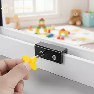 GE Cửa Sổ Trượt Tra Lo Không Khoan Cường Độ Cao ABS Có Thể Điều Chỉnh Giới Hạn Lo Cho Cửa Sổ Lâu Dài An Ninh VN