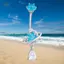 PNPIA- Không Gây Dị Ứng Tòn Bụng Nút Nhẫn Thép Không Gỉ Zircon Pha Lê Vũ Trụ Thiết Kế Xuyên Phụ Kiện Cho Nữ