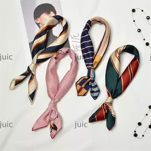 Khăn Vuông JUIC Mùa Hè Nhỏ Cổ Điển Nữ Đầu