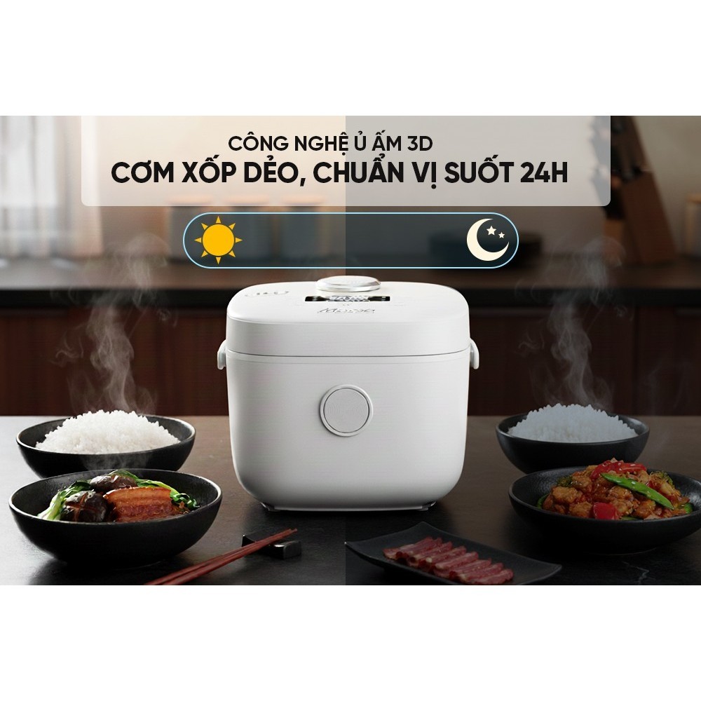 Nồi Cơm Điện Cao Tần 1,5L Sunhouse Mama SHD8857 - Bảo Hành 24 Tháng, Lòng Nồi Dạng Niêu Inox 304 | BigBuy360 - bigbuy360.vn