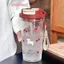 Bình Nước Cherry 580Ml Dễ Thương Sinh Viên Cốc Nhựa Chống Rò Rỉ Ống Hút Đôi Cho Thể Thao Ngoài Trời Trường Học Văn Phòng Du Lịch