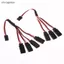 Cáp mở rộng Servo Dài 150mm / 200mm Thích hợp cho ô tô mô hình / tàu / máy bay 1 đến 2 / 3 / 4 Y-lines Đẹp