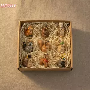HFSHY 3D Động Vật Dễ Thương DIY Mặt Dây Chuyền Nelace Thời Trang Chó Cáo Sóc Gấu Nâu Quyến Rũ Trang Sức Thủ Công Cho Văn Phòng Mặc Phụ Kiện VN