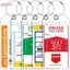 HFSHY Clear PVC Cruise Hành Lý Thẻ 5 Cái Dọc Chống Thấm Nước Thẻ ID Cho Du Lịch Quà Tặng VN