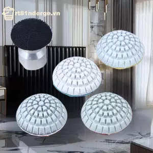 GE Diamond Wet Polishing Pad Đá Cong Đầu Đĩa Mài Để Đánh Bóng Đá Granite Bề Mặt Cong Đá VN