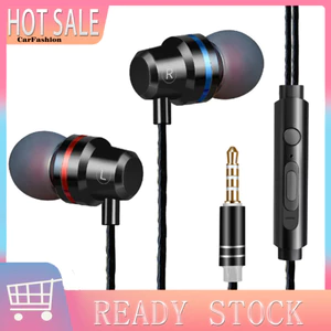 < CarFashion > Tai nghe có dây YE1 Điều khiển dây tiện dụng Tai nghe âm trầm nặng di động trong tai 35mm dành cho thể thao