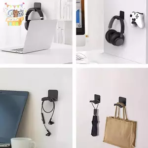 Giá đỡ tai nghe gắn tường mà không cần đục lỗ Giá đỡ tai nghe Móc lưu trữ Ký túc xá Màn hình máy tính để bàn Ra Lưu trữ ELWW