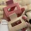 Màu Macaron vuông rỗng Móng vuốt tóc nhỏ Kẹp tóc bằng nhựa Kẹp tóc Barrettes Kẹp tóc đuôi ngựa Cua dành cho nữ Phụ kiện tóc [Mina]