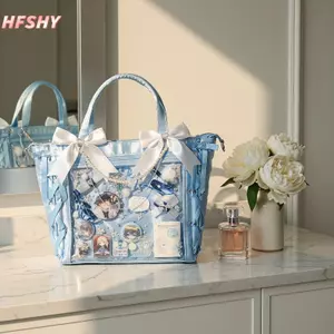 HFSHY Gothic Ngọc Trai Nơ Itabag Trang Trí Đáng Yêu Tinh Tế Hành Lý Mặt Dây Chuyền Sáng Tạo DIY Túi Quyến Rũ Cho Du Lịch Cosplay Sử Dụng VN
