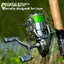 GE Spinning Reel 8kg Kéo tối đa 5.2: 1 Tỷ lệ bánh răng Cuộn dây kim loại Máy câu cá xoay đôi Cánh tay cá chép cho nước ngọt Nước mặn VN