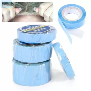 Keo dán phía trước bằng ren JVSUB 3 hạt / cuộn, Băng keo giả hai mặt siêu giữ, Băng keo hệ thống tóc màu xanh chống thấm nước mạnh để nối tóc