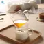 Cốc Espresso Bộ 2, 4 OZ Kính Trong Suốt Đôi Vòi Cốc Espresso Shot