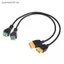 SRVN Thiết bị đầu cuối 2 chân không hàn sang XT60 Đầu nối sạc bộ chuyển đổi nam / nữ cho bộ sạc cân bằng UAV Cáp thiết bị mô hình bảng điều khiển năng lượng mặt trời.