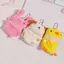 HFSHY Mini Hồng Lông Tơ Thỏ Tiền Xu Móc Khóa Túi Quyến Rũ Hoạt Hình Dễ Thương Hộp Đựng Tai Nghe Túi Bảo Quản Quà Tặng Lễ Hội Sáng Tạo Tiếp Liệu VN