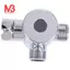1 / 2 inch 3 chiều T-adapter Bồn cầu Bidet Tắm Đầu vòi hoa sen Gắn cánh tay Van chuyển hướng