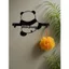 HELLOYOUNG Vintage Panda Móc Kim Loại Handmade Sắt Móc Chìa Khóa Treo Tường Trang Trí Giá Để Đồ