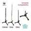Đế Clarinet di động, Giá đỡ ba chân có thể gập lại cho sáo, Oboe và các nhạc cụ gió gỗ khác, Hoàn hảo cho nhạc sĩ
