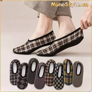 Tất ngủ tại nhà MONOSTYLE, Tất sàn dày trong nhà ấm áp mùa đông, Tất chống trượt co giãn nhiệt thời trang dành cho nữ