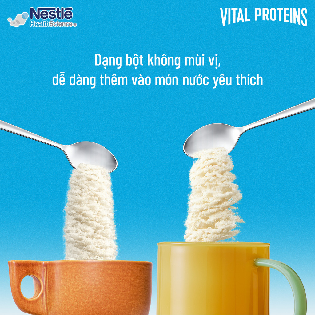 Bộ 2 Collagen Thủy Phân Dạng Bột NESTLÉ VITAL PROTEINS Mỹ Hỗ Trợ Làm Đẹp Da,Móng,Tóc 284G