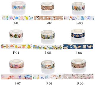 Có Sẵn - Washi Tape Băng Keo Giấy In Hình Trang Trí Đồng Giá 💖 Washitape