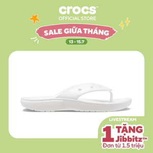 Dép Xỏ Ngón Unisex Crocs Classic - White - 207713-100