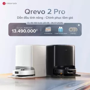 Roborock Qrevo 2 pro robot hút bụi lau nhà lực hút 25.000Pa - BH 24 tháng