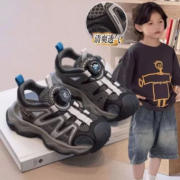 | sandals for girls | women's sandals ♤Giày Sandal Trẻ Em Bé Trai 2026 Phong Cách Mới Mùa Hè Bé Trai Giày Bé Thoáng Khí Mũi Che Phủ Giày Sandal Thể Thao Phong Cách Mỏng Bé Trai Mùa Hè Thoáng Mát✧