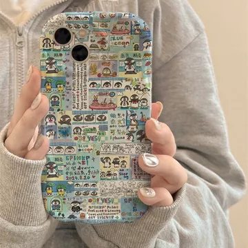 Thích hợp cho Samsung S25 + Vỏ điện thoại A55 Vỏ điện thoại Chim cánh cụt dễ thương Vỏ điện thoại S21 Vỏ điện thoại silicon Vỏ điện thoại Samsung S23 / A24 / S21Plus
