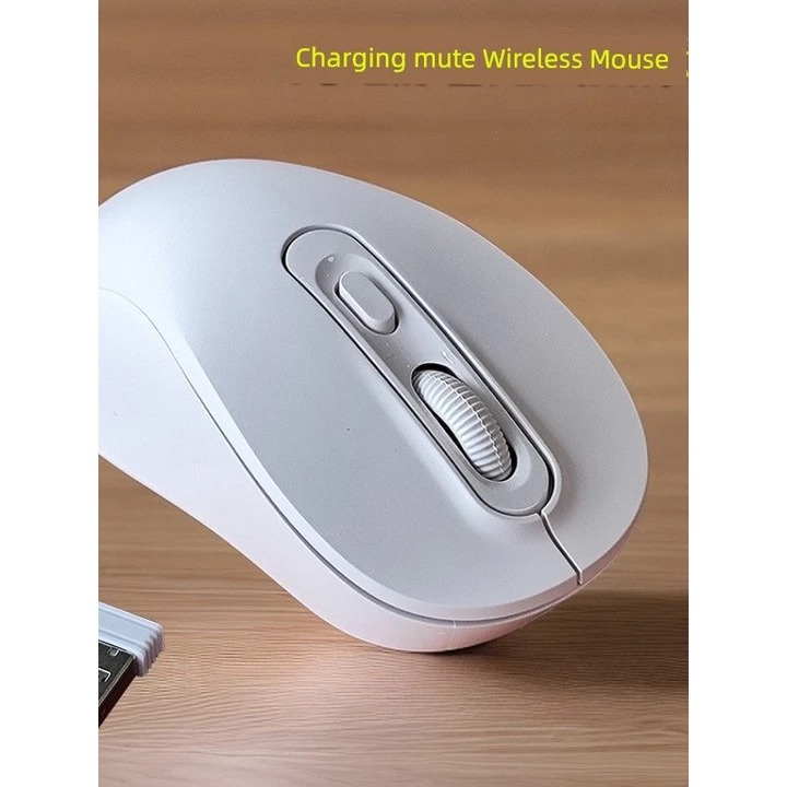 chuột không dây silent chuột không dây laptop Sạc Chuột Không Dây Nút Im Lặng Chuột Không Dây Trình Điều Khiển Máy Tính usb Chuột Không Giới Hạn Đa Nă – 4