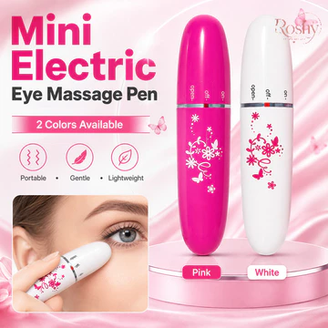 【Roshy】Bút massage mắt mini điện tử thiết bị chăm sóc mắt cầm tay máy massage mắt. dụng cụ massage mắt làm đẹp