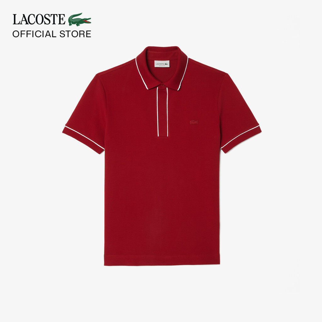 Áo Polo Lacoste Nam Paris Dáng Suông Chất Liệu Piqué