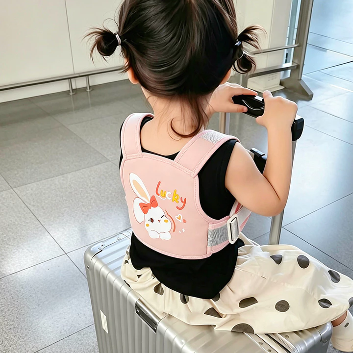 [Du lịch với bé] Dụng cụ ngồi hành lý Dụng cụ tiện dụng cho bé Dây đeo trẻ em Du lịch Du lịch Ghế cố định rảnh tay