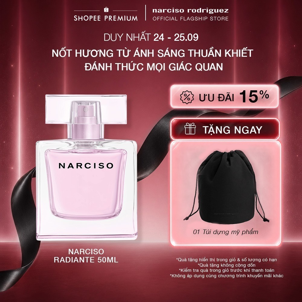 Nước Hoa nữ Narciso Rodriguez Narciso Eau De Parfum Radiante 50ml