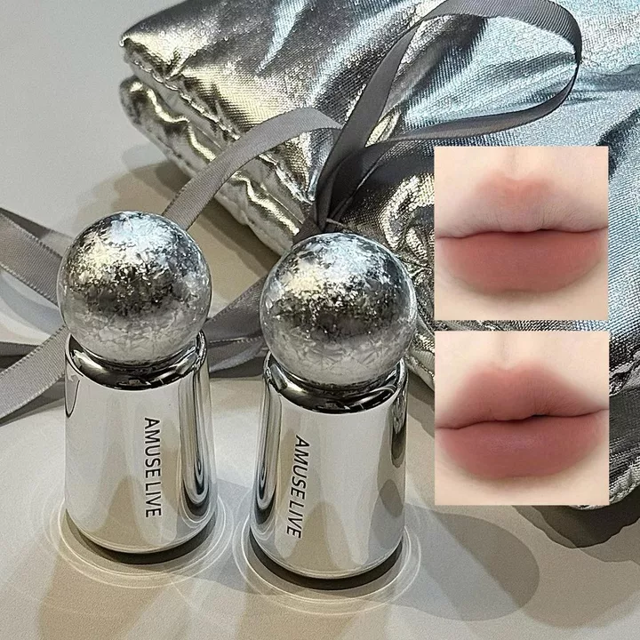 AMUSE LIVE Star Nhấp Nháy Galaxy Lip Glaze Lip Mud Matte Velvet Non-Fade Son Môi Lâu Trôi Son Bóng Nữ 9.27