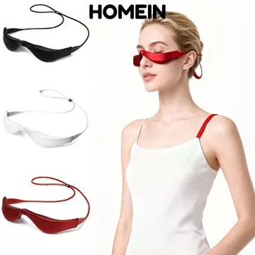 Máy mát xa mắt HOMEIN, Trị liệu ánh sáng đỏ EMS Máy mát xa mắt, Nâng cấp Máy mát xa dưới mắt Điện Giảm mỏi mắt Kính mát xa mắt Điều trị làm đẹp