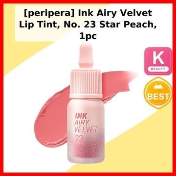 [peripera] Ink Airy Velvet Lip Tint, No. 23 Star Peach, 1 cái / Son Tint Hàn Quốc / Airy Velvet Finish của damda1004