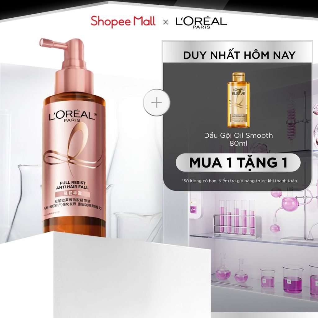 Xịt serum ngăn ngừa & giảm gãy rụng tóc giúp tóc chắc khỏe L'Oreal Paris Full Resist Anti Hairfall 90ml