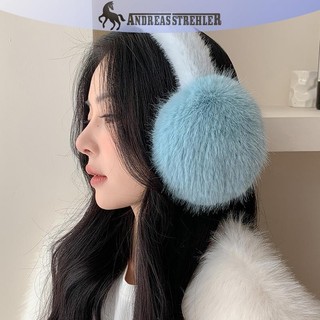 Onetimingfine Màu Trơn Mềm Mại Sang Trọng Làm Ấm Tai Mùa Đông Ấm Áp Bịt Tai Thời Trang Bao Tai Ngoài Trời Bảo Vệ Lạnh Bịt Tai Gấp Earflap VN