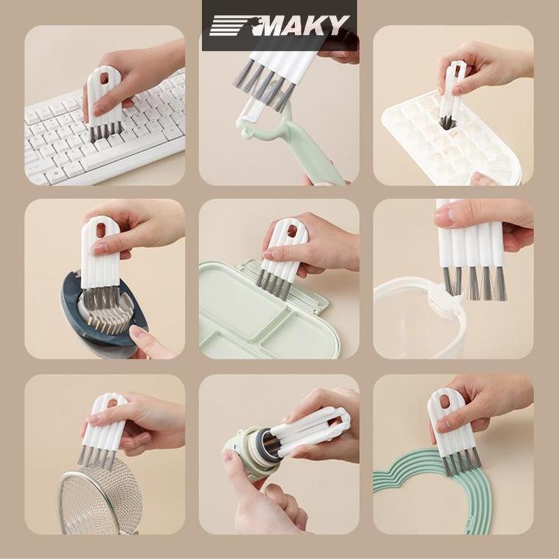 Newwellknownepic al Cup Nắp Bàn Chải Crevice Dụng Cụ Vệ Sinh Tiện Ích Cho Gia Đình Làm SạchBrush Tay Cầm Cong Bàn Chải Vệ Sinh VN