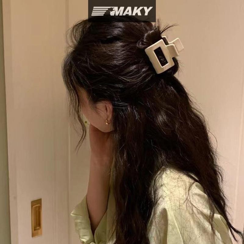 Newwellknownepic Rỗng Màu Vuông Móng Vuốt Tóc Nhỏ Kẹp Tóc Nhựa Barrettes Đuôi Ngựa Kẹp Cua Dành Cho Nữ Phụ Kiện Tóc VN