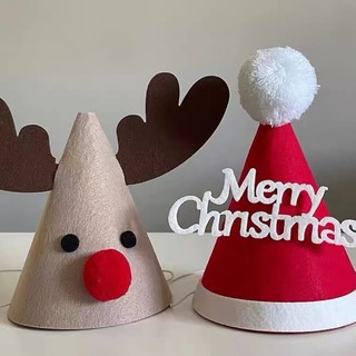 Trang trí mũ dự tiệc theo chủ đề Giáng sinh, đạo cụ chụp ảnh hoạt hình mới dành cho trẻ em và người lớn