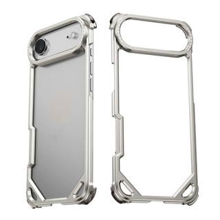 [JLK] Ốp lưng không khung hợp kim nhôm sang trọng cho iPhone 17Pro 17ProMax 17Air Bảo vệ ống kính Túi khí bốn góc Vỏ kim loại chống rơi