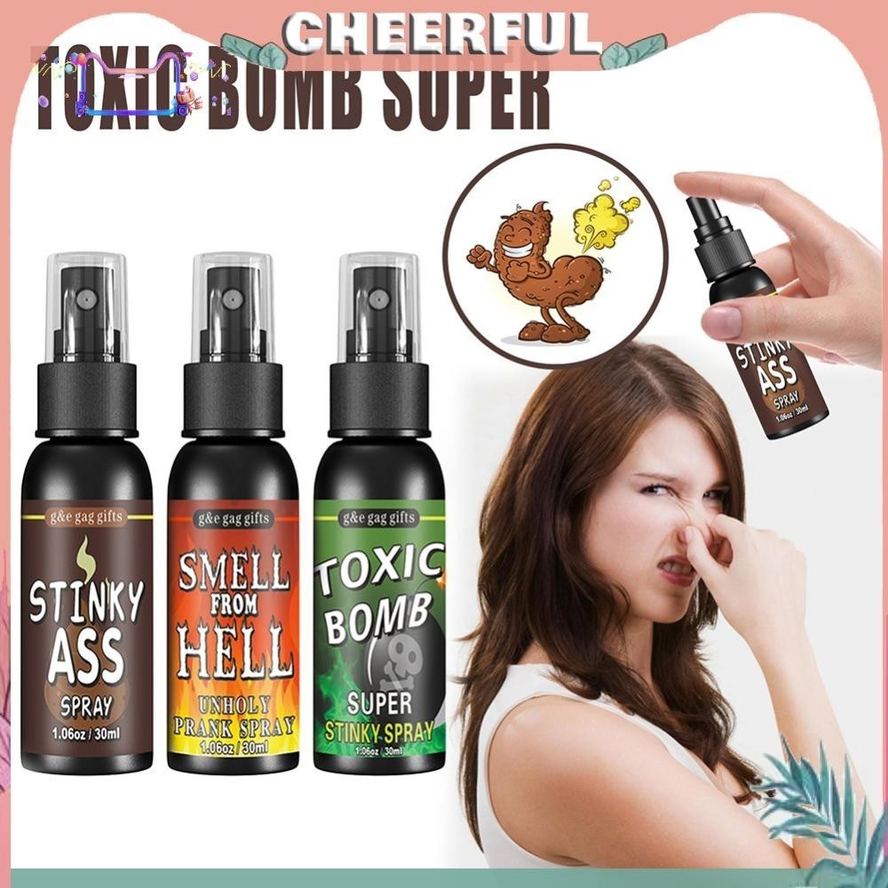 【COD】 Xịt Tạo Mùi Hôi 30ml - Thiết Kế Nhỏ Gọn - Dùng Cho Các Trò Chơi Khăm Vui Nhộn