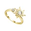 Treeling Gold Tone Hoa Hướng Dương Spinner Nhẫn Có Thể Điều Chỉnh Đồng Trang Sức Cho Nữ Lo Âu Giảm Căng Thẳng Giảm Phụ Kiện
